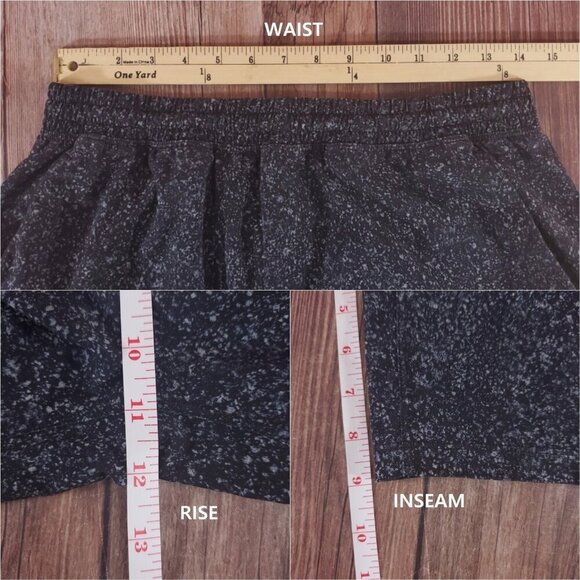 *READ* Lululemon Mens L Pace Breaker Short 9" Linerless Inked Light Cast Black - Picture 16 of 16